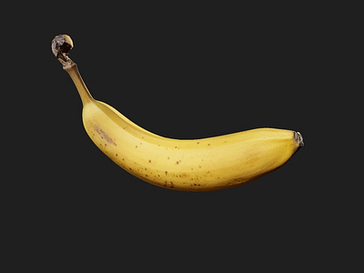 Free Download 3D Model of Banana