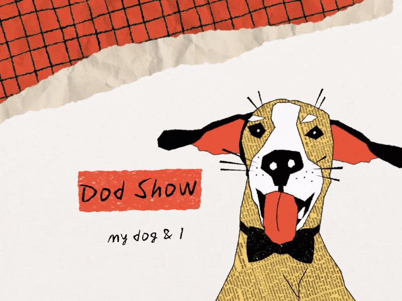 Dog Show animation beautiful character cute design dog illustration lovely motion graphics show