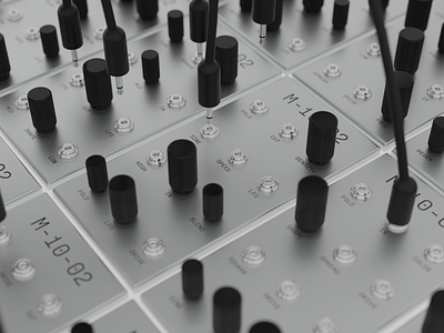 Modular Synthesizer animation