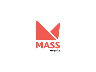 MASS Events Logo brand design icon illustration logo