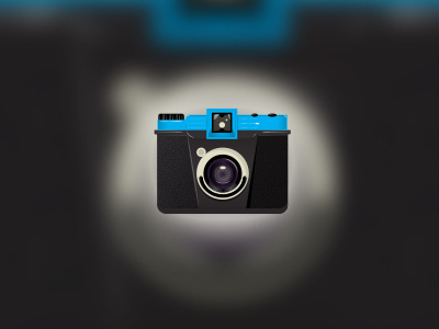 Icon Camera blue camera heij icon lens lomography photo purple robin