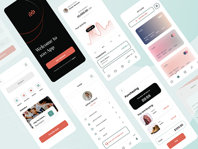 Banking App Design app branding design ui ux