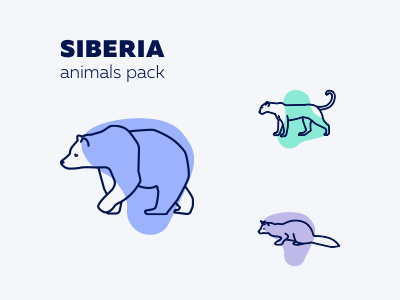 Siberia icon pack animals forapp icons north zoo