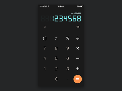 Daily UI #004 - Calculator 004 app calculator dailyui math old simple tool ui ux