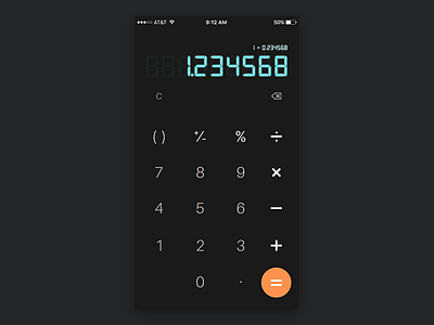 Daily UI #004 - Calculator