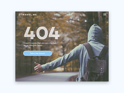 Daily UI #008 - 404 Page