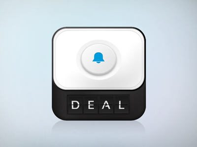 Deal Alarm iOS icon alarm appicon button deal icon ios iphone ux