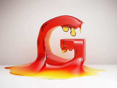 G 36 days of type c4d candy cinema 4d g gummy jelly letter g sweet