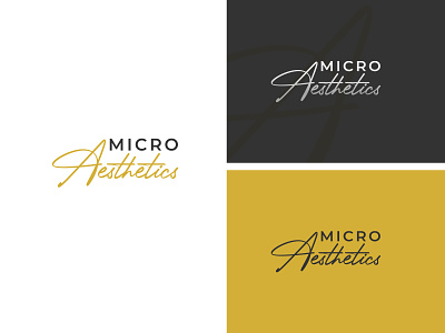Aesthetics Micro - Design Genious One Stop Solutions animation app brand logo branding custom logo design graphic design icon illustration logo logo design social media marketing typography ui ux vector