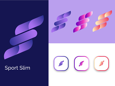 Sport Slim adobe illustrator design logo mobile ui vector