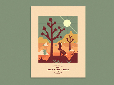Joshua Tree Dreamin california geometric national parks