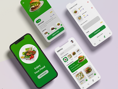 Restaurant Food Ordering App justeat clone ui modern app ui sales ux