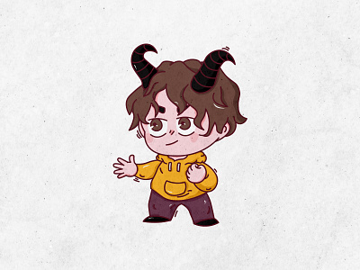 chibi Capricorn cibi design graphic design illustration