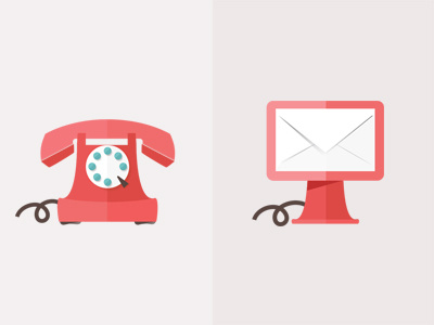contact icons contact email flat icons illustration phone vector