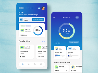 E-Sim App Ui