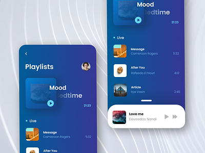 Music Streaming App UI