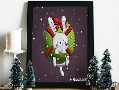 White Rabbit 🐇 2d 3d adobe illustrator art artwork artwork newyear branding design graphic design illustration logo motion graphics ui ux vector