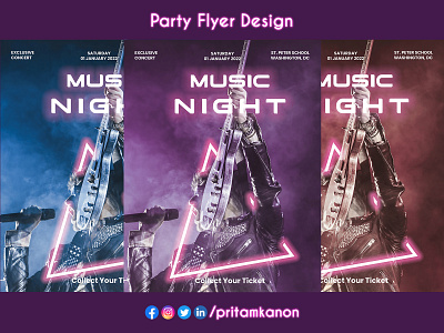 Party Flyer Design best design branding dance design flyer graphic design illustration logo music party party flyer print ready ui vector