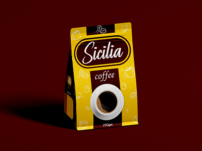 Coffe Bag Design - Packaging & Label branding graphic design illustration label design packaging pouch print ready vector