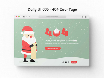Daily UI 008 - 404 Error Page