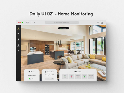 Daily UI 021 - Home Monitoring