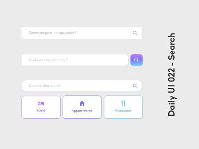 Daily UI 022 - Search 022 barre daily ui 022 dailyui design dégradé gradient graphic design recherche search ui web