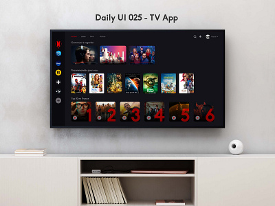 Daily UI 025 - TV App