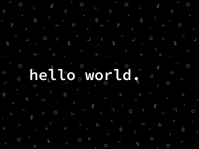 hello world. debut draft free hello invite jeff world