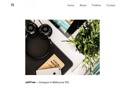 Website Refresh minimal photo portfolio redesign simple unsplash web website white