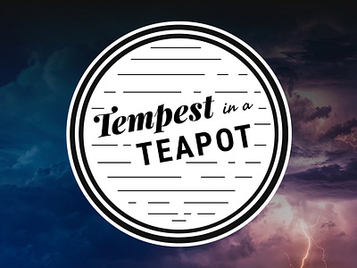 Tempest in a Teapot Coaster