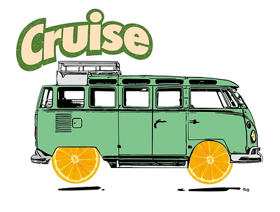 Van Cruise design design competition graphic design illustration procreate tshirt