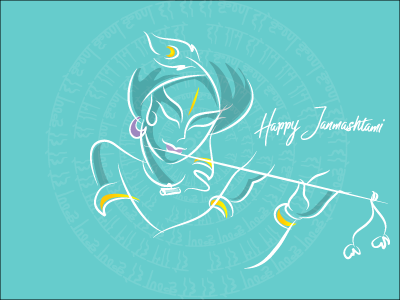 Happy Janmashtami! by Abhishek gupta on Dribbble