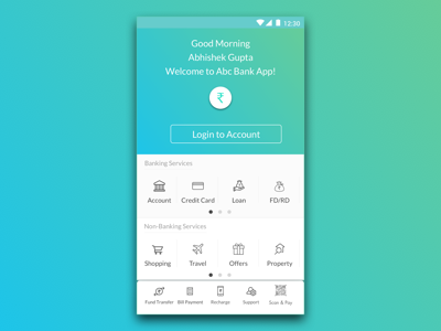 Banking Mobile App Design