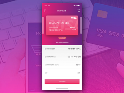 Mobile payment using credit card