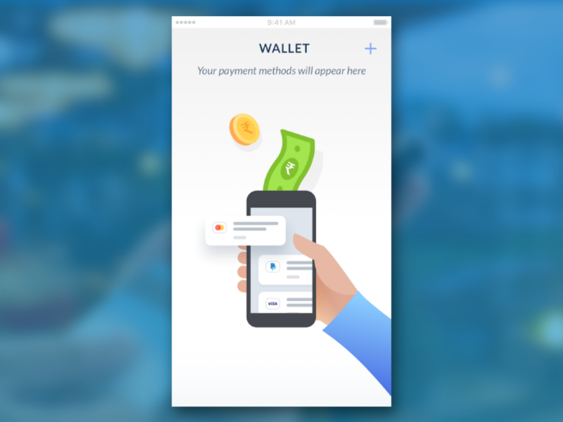 Wallet screen by Abhishek gupta on Dribbble