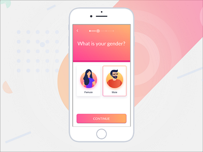 Choose your gender mobile app