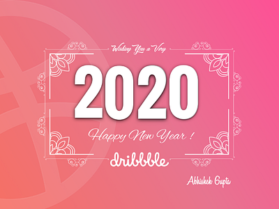 Happy New Year 2020 sketch happy new year