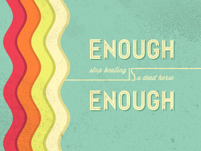 Enough is enough!!!!! overused retro typography