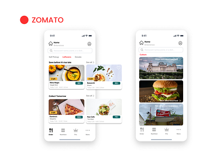 Zomato Mobile App animation app art branding design foodapp illustration logo mobile mobileapp ui ux vector zomato