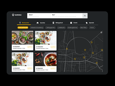 Gastronomy Website app art branding design gastronomy graphic design illustration logo product productdesign ui ux vector website