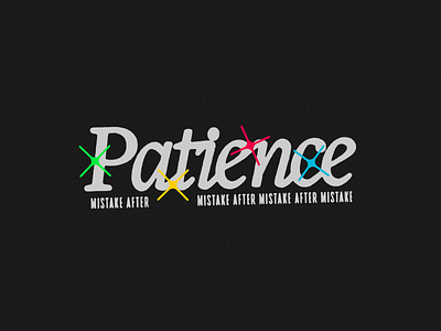 meditations011_patience  - graphic design series