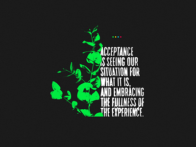 meditations017_acceptance - graphic design series