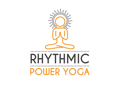 Rhythmic Power Yoga : EngineerBabu branding creattive design graphics logo meditation online power rhythmic ui ux yoga
