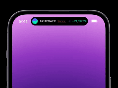 Groww app dynamic island stock price update app design apple design dynamic island notch product design ui uiux ux ux design
