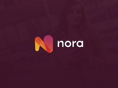 nora app brand corporate design enwebo financial icon logo nora typography ui ux vector web