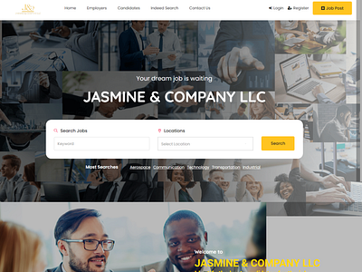 Jasmine and Company LLC job board recruitment website staffing website website website designing website development
