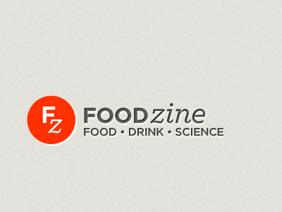 Foodzine blog concepts food logo red