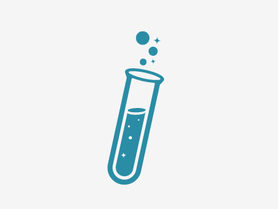 Science blue green hospital icon medical medicine science test tube