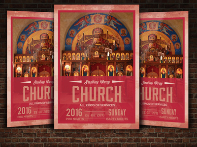 Church Flyer Template a4 ad advertise advertising business flyer church flyer template clean company