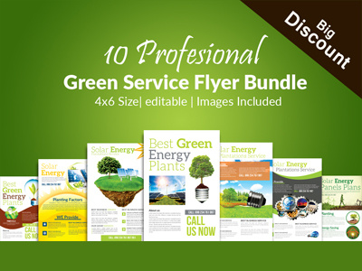 10 Save Energy Flyer Bundle Vol:01